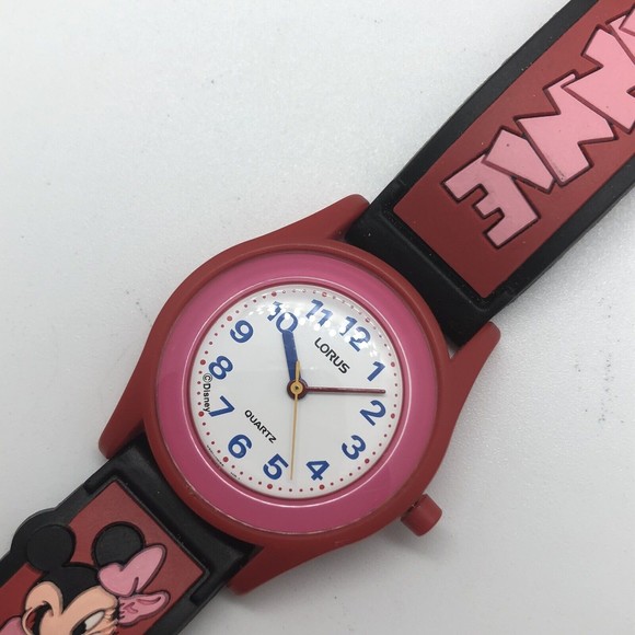 Minnie Mouse Girls Watch Lorus By Seiko New Vintage - Picture 2 of 7